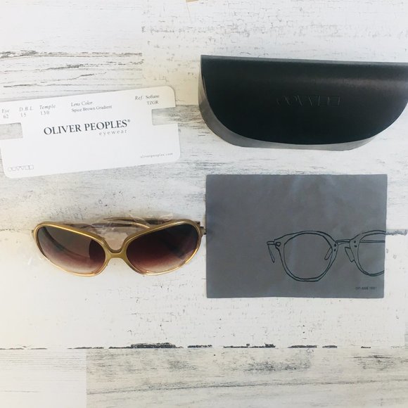 Oliver Peoples Accessories - Oliver Peoples Sofiane 62mm Oversized Sunglasses Spice Brown Gradient